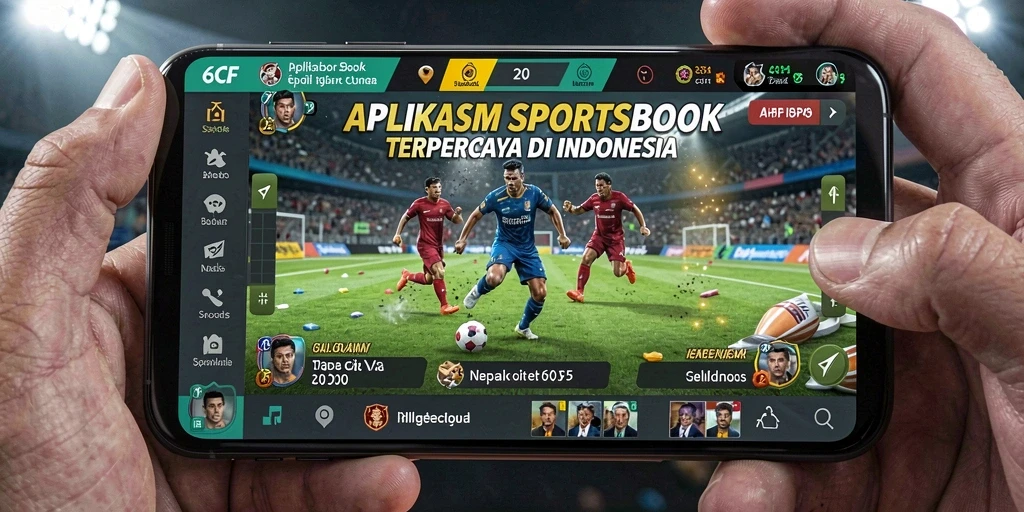 Tampilan antarmuka 6CF yang menarik untuk taruhan olahraga.