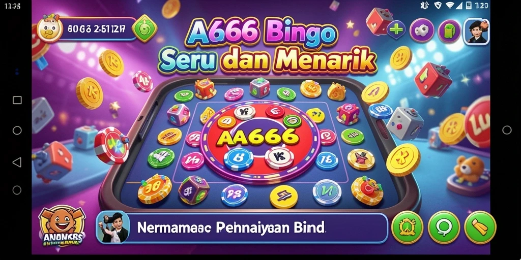 Tampilan screenshot gameplay AA666 menampilkan keseruan bermain Bingo.