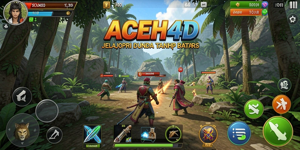 Screenshot menunjukkan keindahan dunia terbuka ACEH4D.