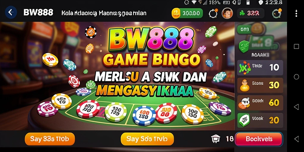 Tampilan gameplay seru dan interaktif dari BW888.