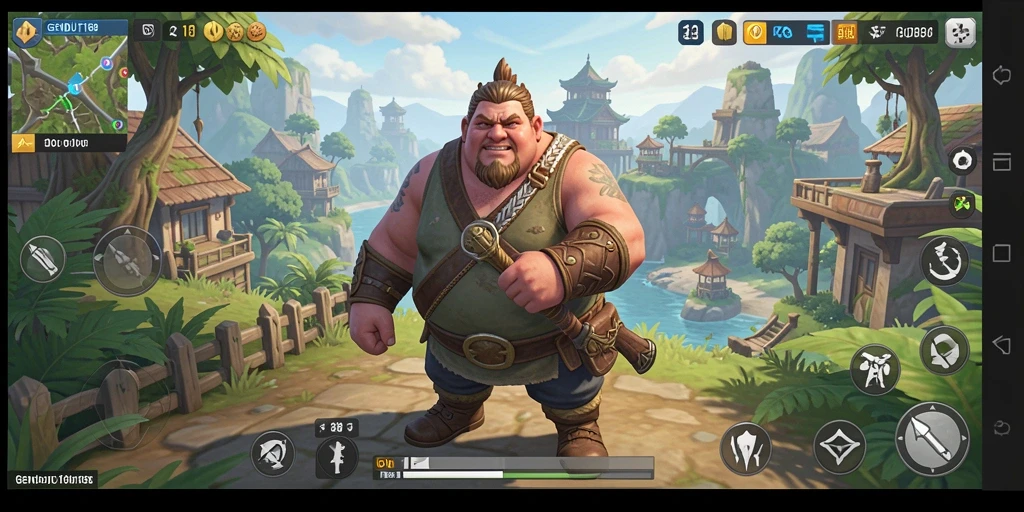 Tampilan menarik dari gameplay GENDUT188 dalam dunia terbuka.
