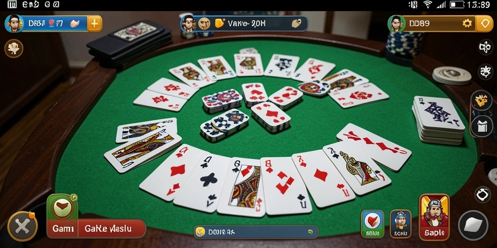 Tampilan screenshot permainan Gaple di IDR89 yang seru dan menantang.