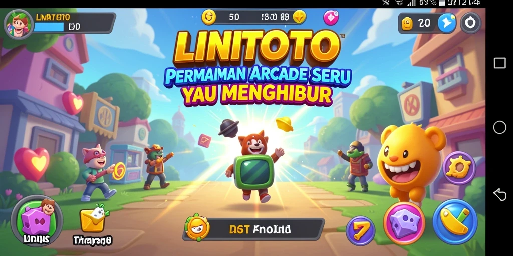 Tampilan gameplay seru dari LINITOTO saat dimainkan, menunjukkan aksi yang cepat.