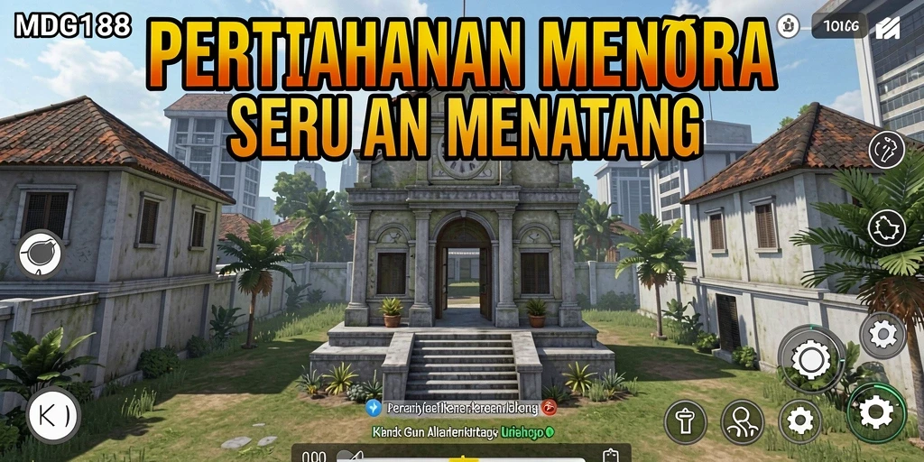 Tampilan gameplay <strong>MDG188</strong> yang seru dan menantang dengan strategi Tower Defense.