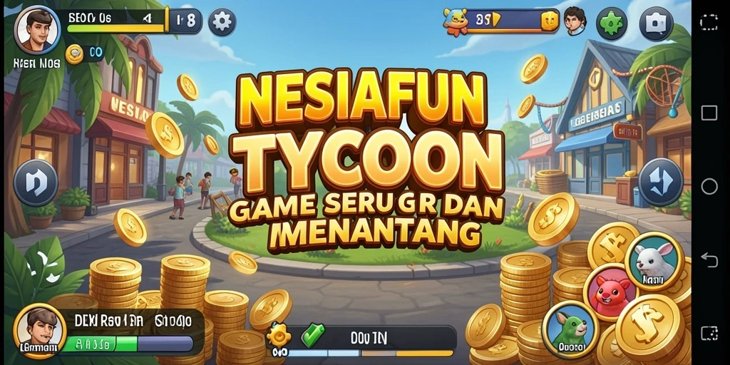 Tampilan gameplay NESIAFUN yang seru dan menarik.