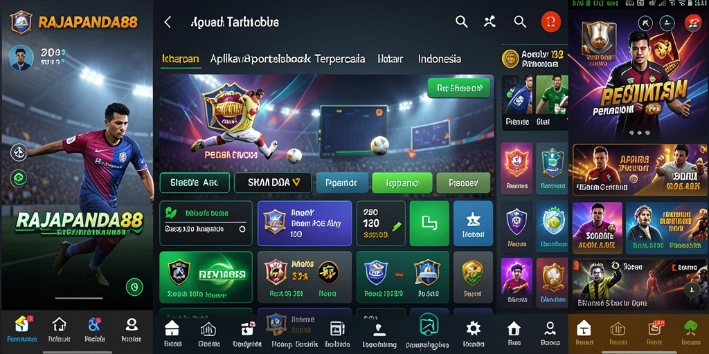 Tampilan gameplay menarik dalam aplikasi Sportsbook RAJAPANDA88.