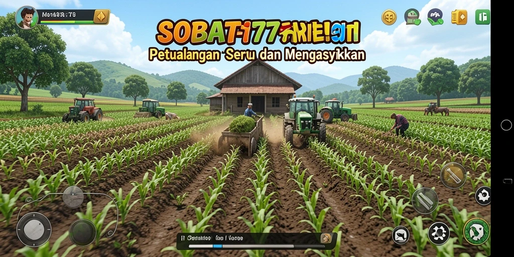Tangkapan layar SOBAT777 menunjukkan aktivitas pertanian yang seru dan mengasyikkan.