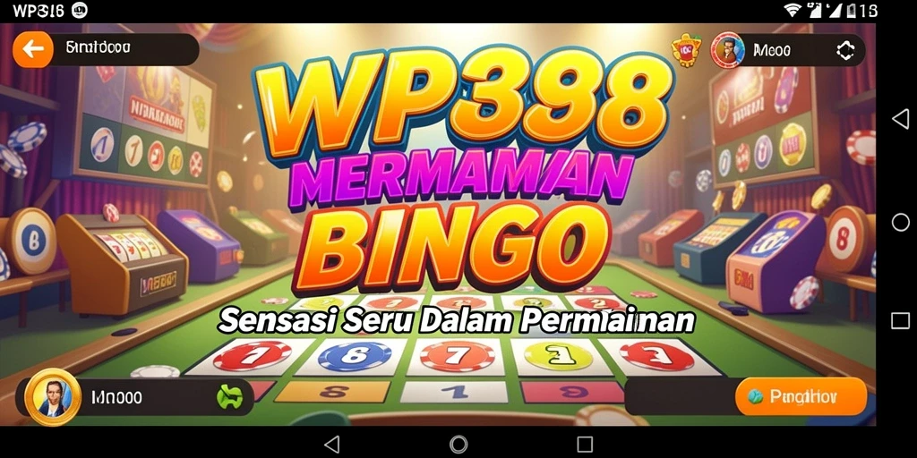 Screenshot WP888 menampilkan gameplay menarik Bingo dengan teman-teman.